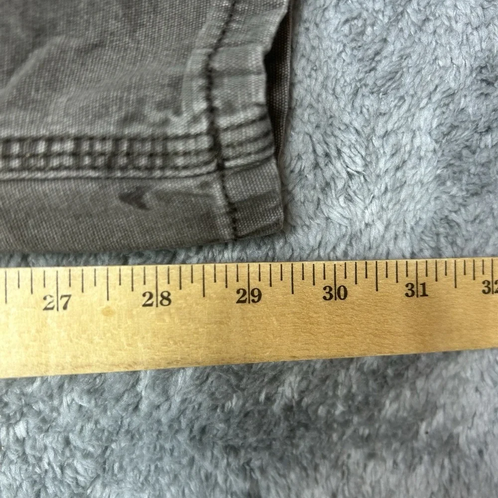 Carhartt Rugged Flex Relaxed Fit 5-Pocket Work Pants Jeans Men's 42x30 Gray SPOT